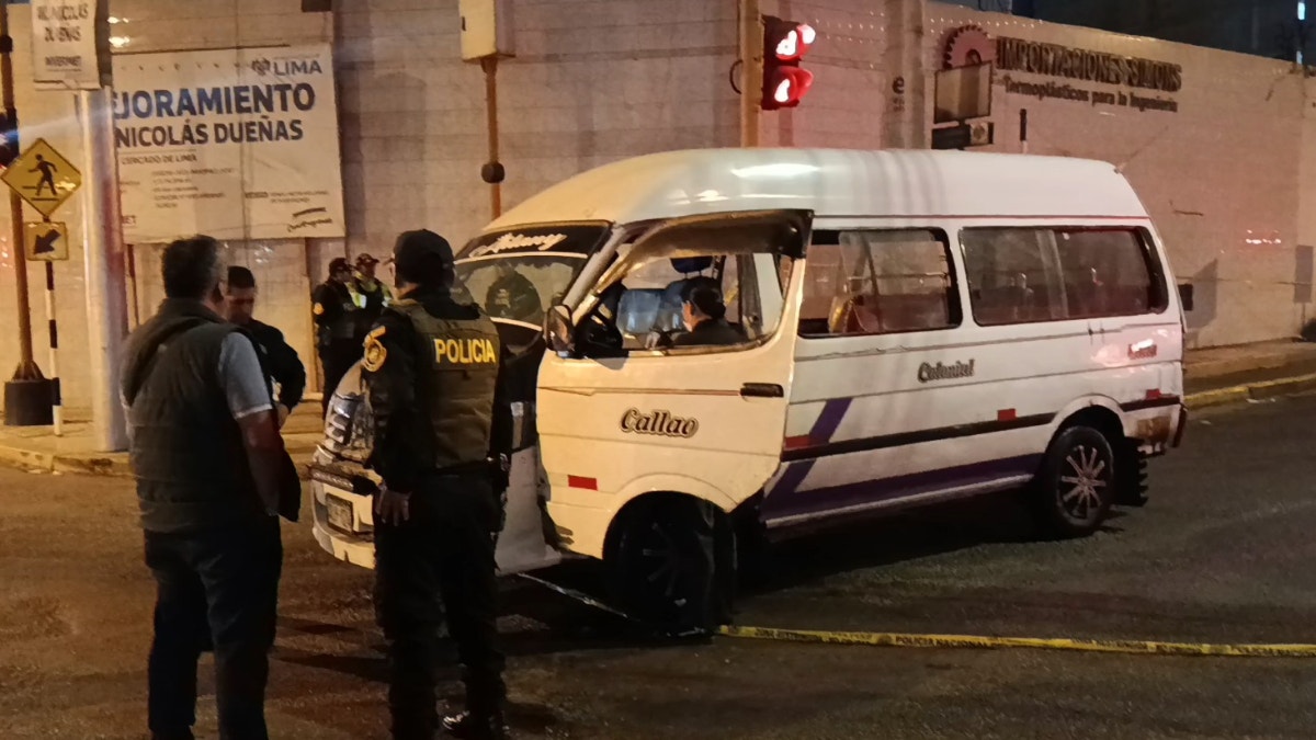 Cercado de Lima: asesinan a balazos a conductora de combi en plena avenida Colonial