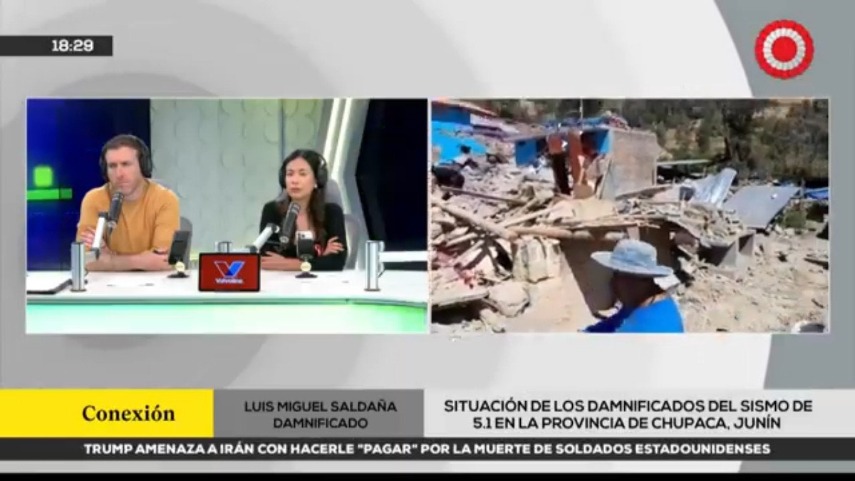Damnificado de sismo en Junín denuncia que varios afectados duermen a la intemperie cerca a sus viviendas por temor a robos