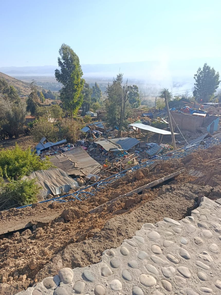 Así quedó el mirador de la comunidad.