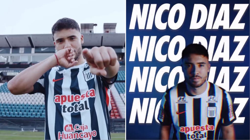 Nicolás Díaz presentado en Alianza Lima.