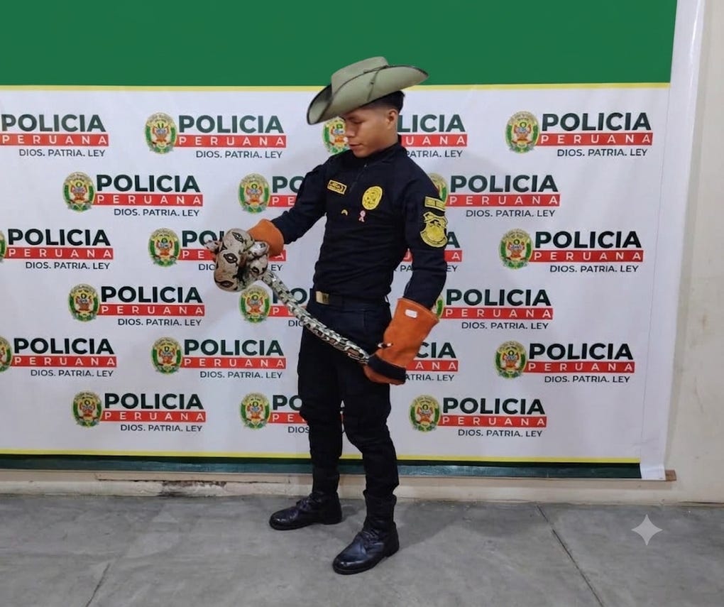 El rescate formó parte de un operativo llevado a cabo por los efectivos de la Policía contra el tráfico ilegal de especímenes de flora y fauna silvestre.