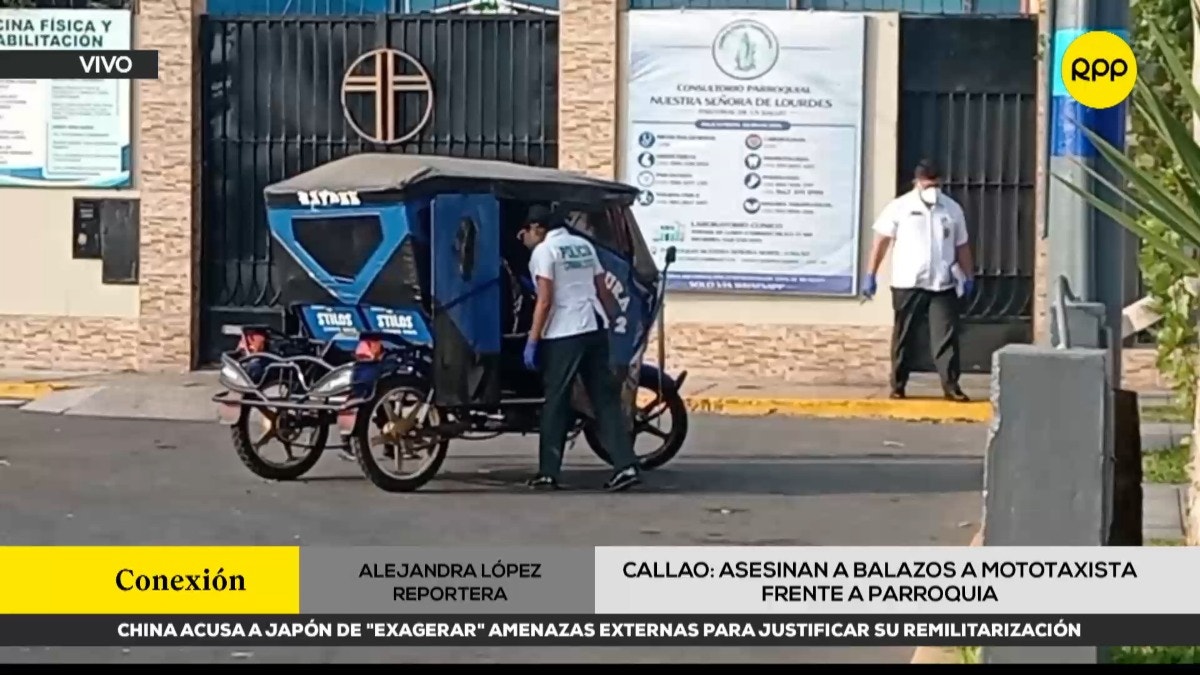 Callao: mototaxista de 19 años fue asesinado a balazos por una persona que iba como pasajero