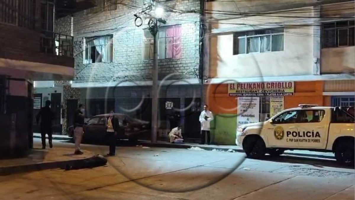 Ciudadano venezolano fue asesinado a balazos en plena vía pública en San Martín de Porres