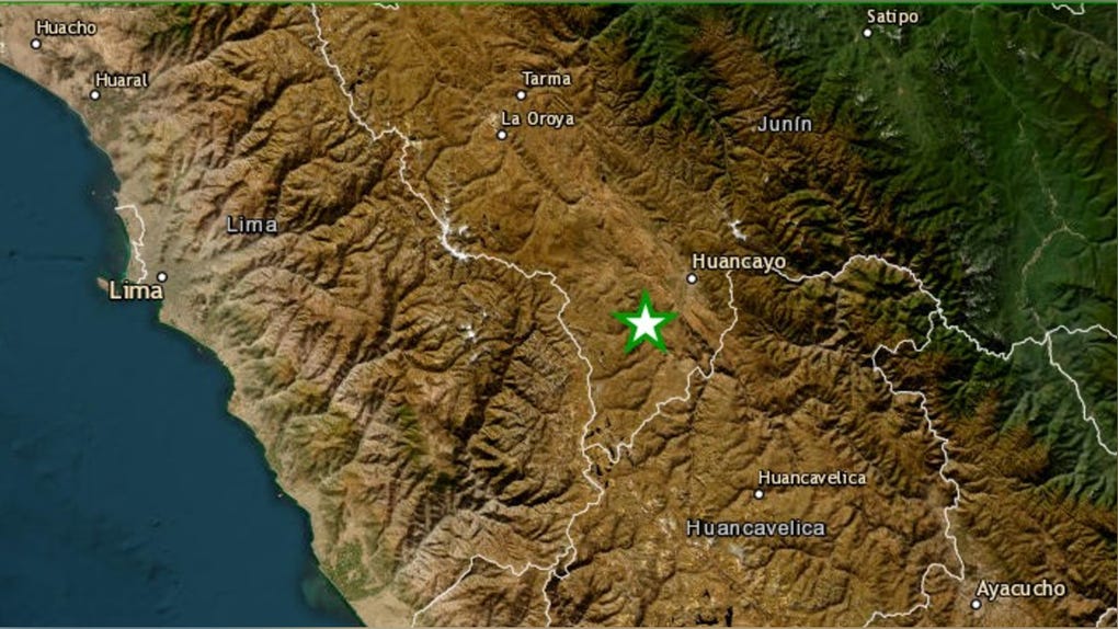 Sismo en Junín.