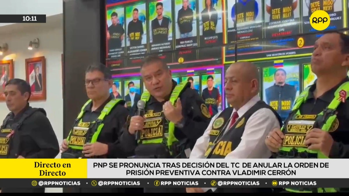 Comandante General de la PNP defiende operativos contra Vladímir Cerrón y detalla coordinaciones con equipo de Keiko Fujimori