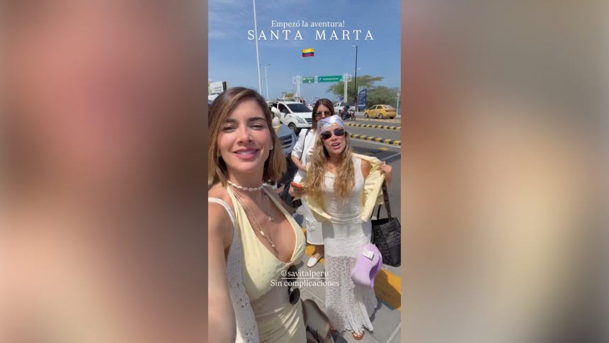 Korina Rivadeneira viajó a Colombia junto a Ale Venturo, Andrea Arana, entre otras influencers