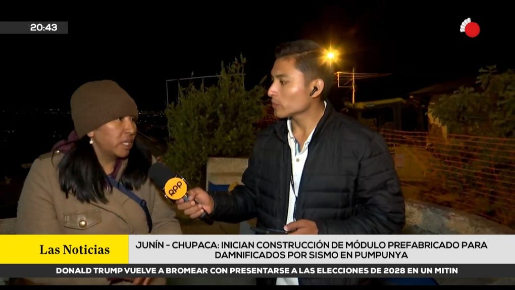 Sin agua y entre escombros: El crítico panorama de la comunidad de Pumpunya tras el sismo.
