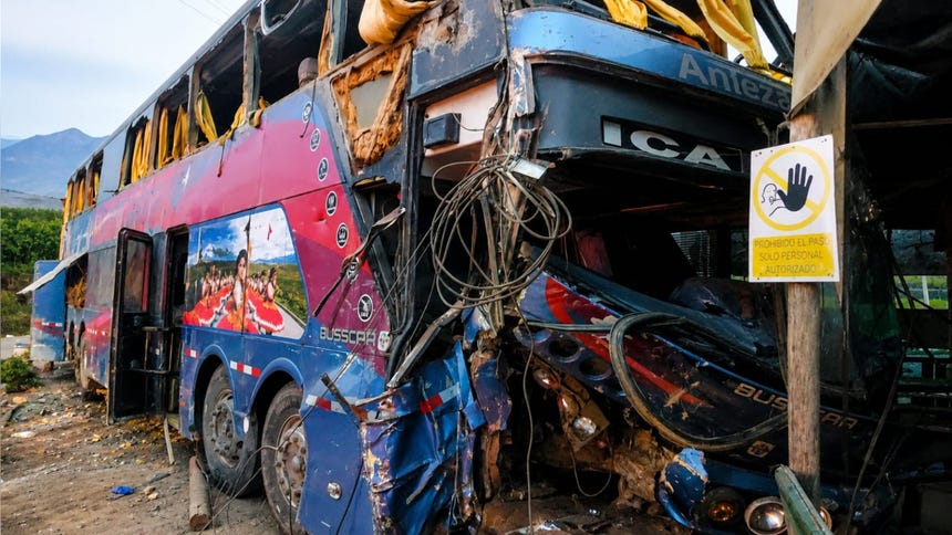 El bus partió de Ayacucho la noche del miércoles 22 de julio y tenía como destino la ciudad de Ica.
