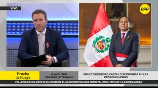 Ministro de Trabajo respaldaría indulto a Pedro Castillo si cuenta con sustento técnico, pero considera que 