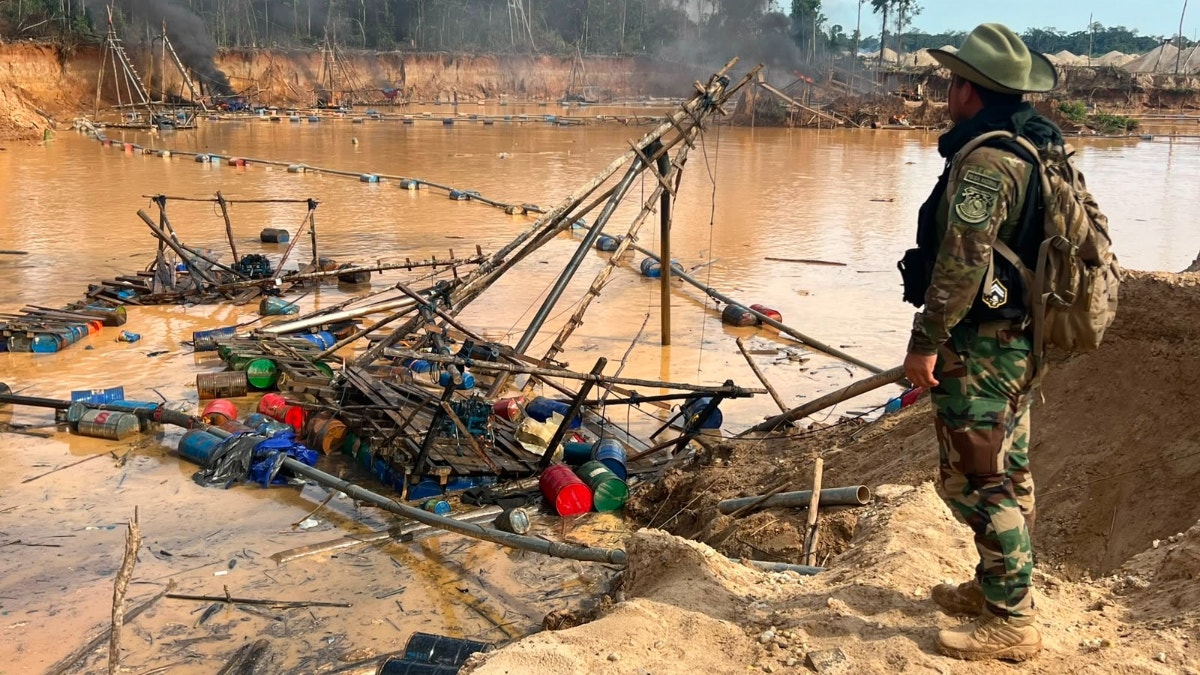 Destruyen bienes e insumos usados por la minería ilegal en la Reserva Nacional de Tambopata valorizados en más de 6.6 millones de soles