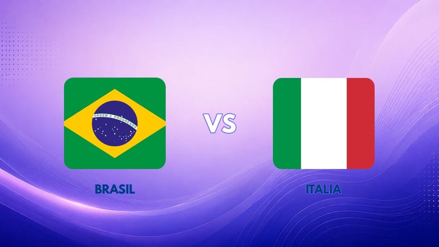 Brasil và Italia đối đầu tại bán kết giải bóng chuyền VNL 2026 (Anh: Guía TV, Brasil vs Italia EN VIVO | Fuente: RPP)