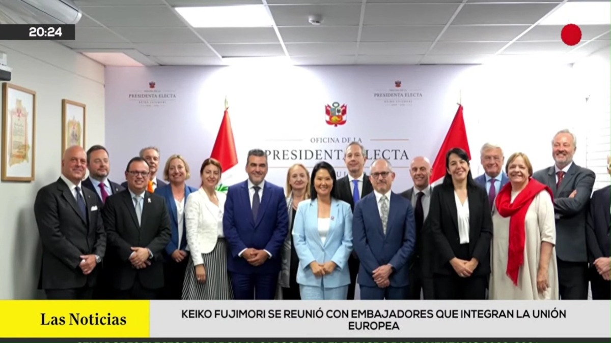 Keiko Fujimori se reunió con embajadores que integran la Unión Europea