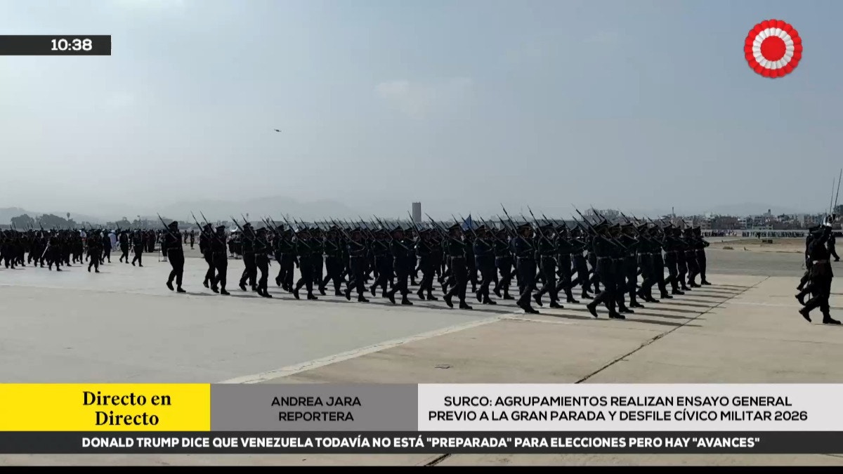 Agrupamientos realizan ensayo general previo a la Gran Parada y Desfile Cívico Militar 2026