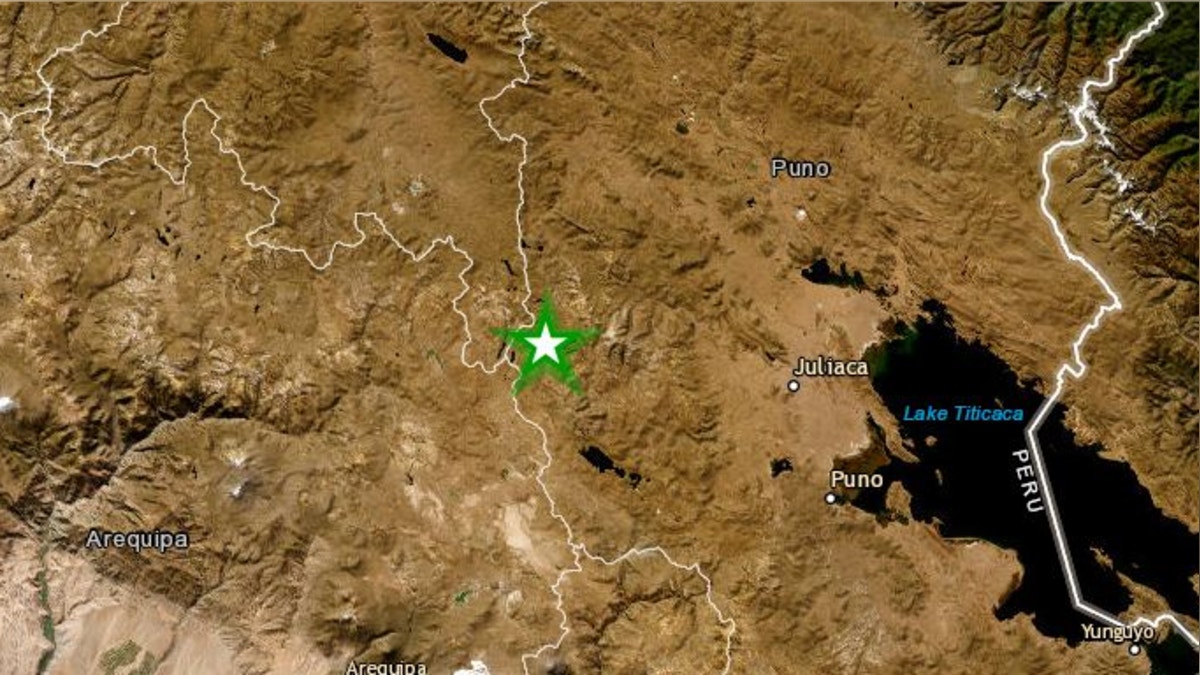 Un sismo de magnitud 3.4 remeció la región Puno esta madrugada