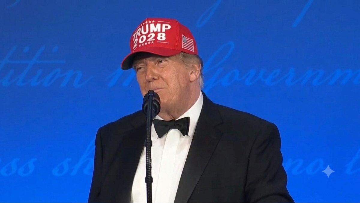 Donald Trump bromea en la Cena de Corresponsales con presentarse a las elecciones de 2028: “Gané tres veces y lo haré de nuevo”