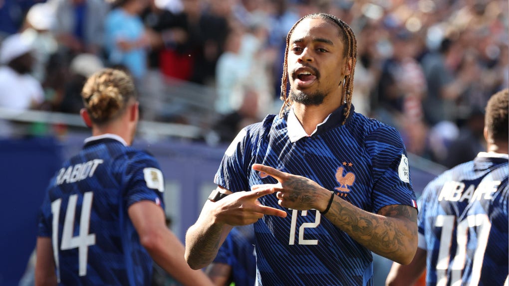 Bradley Barcola anotó 3 goles en el Mundial 2026 con la selección francesa.
