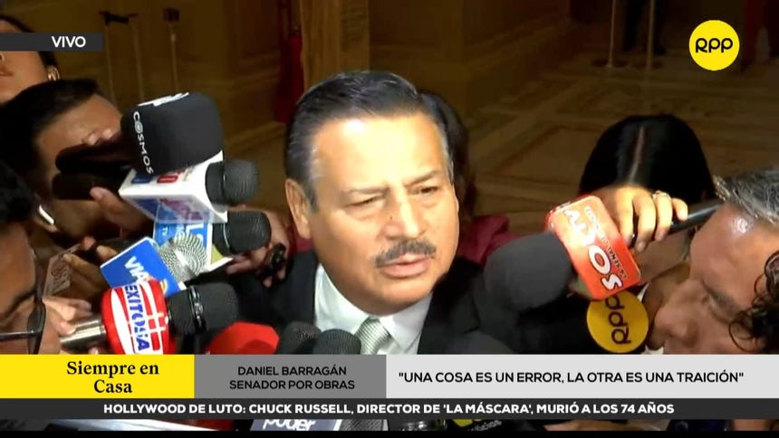 "Todos mostraron su voto, menos una persona": Daniel Barragán acusa "traición" tras perder la presidencia del Senado