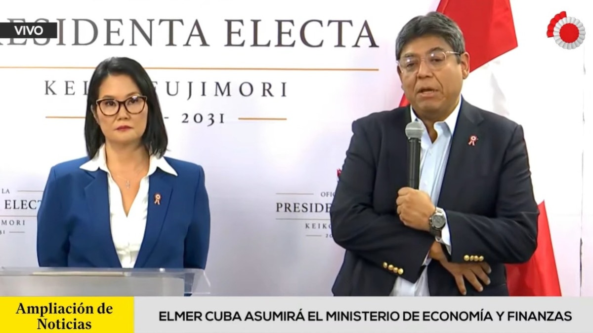 Keiko Fujimori anuncia a Elmer Cuba como ministro de Economía de su primer gabinete: perfil y hoja de vida