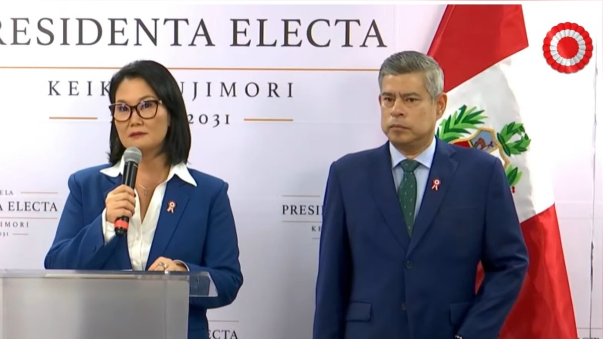 Luis Galarreta será el nuevo presidente del Consejo de Ministros, anuncia Keiko Fujimori