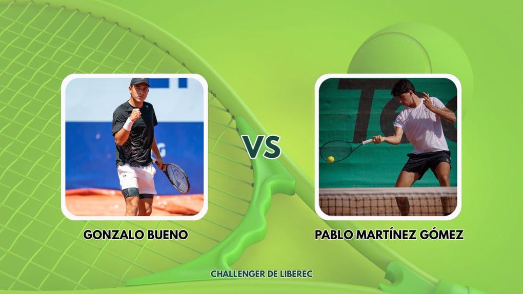 Gonzalo Bueno vs Pablo Martínez Gómez EN VIVO | Guía de TV Challenger de Liberec