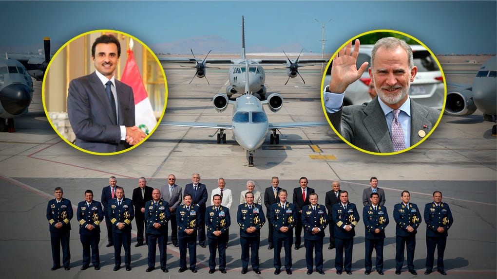 Sheikh Tamim bin Hamad Al Thani, emir de Qatar, y el rey Felipe VI de España fueron los primeros líderes extranjeros en llegar a Lima