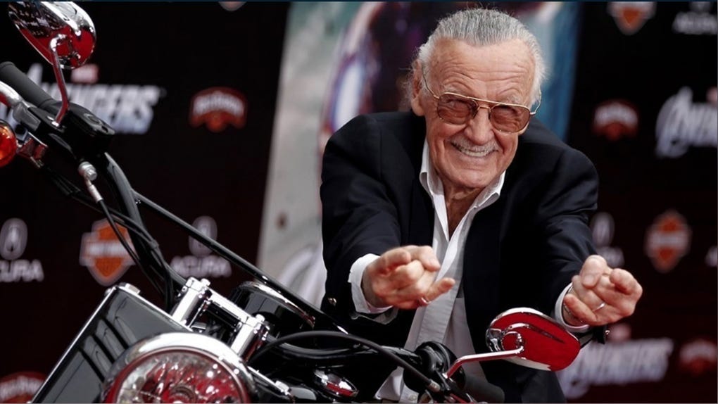 El creador de muchos de los superhéroes de Marvel, Stan Lee, en la Convención de Comics en Querétaro (México) en 2017.