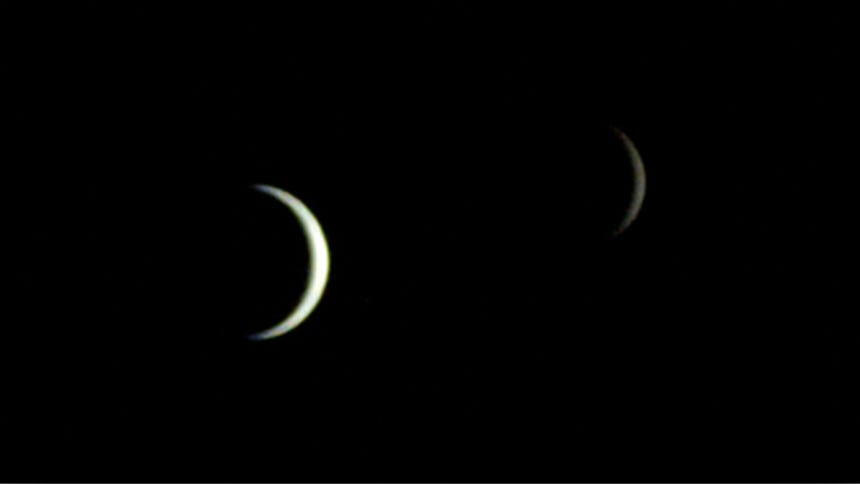 La misión ESCAPADE de la NASA obtiene un retrato conjunto de la Tierra y la Luna rumbo a Marte