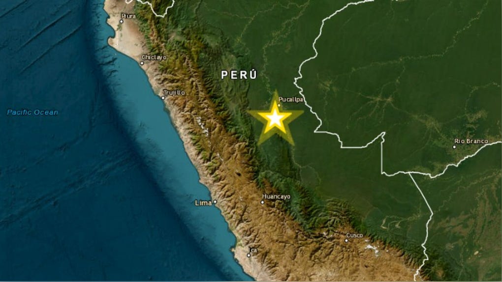 El evento sísmico fue sentido con una intensidad de grado II y III en la escala de Mercalli en Pucallpa.