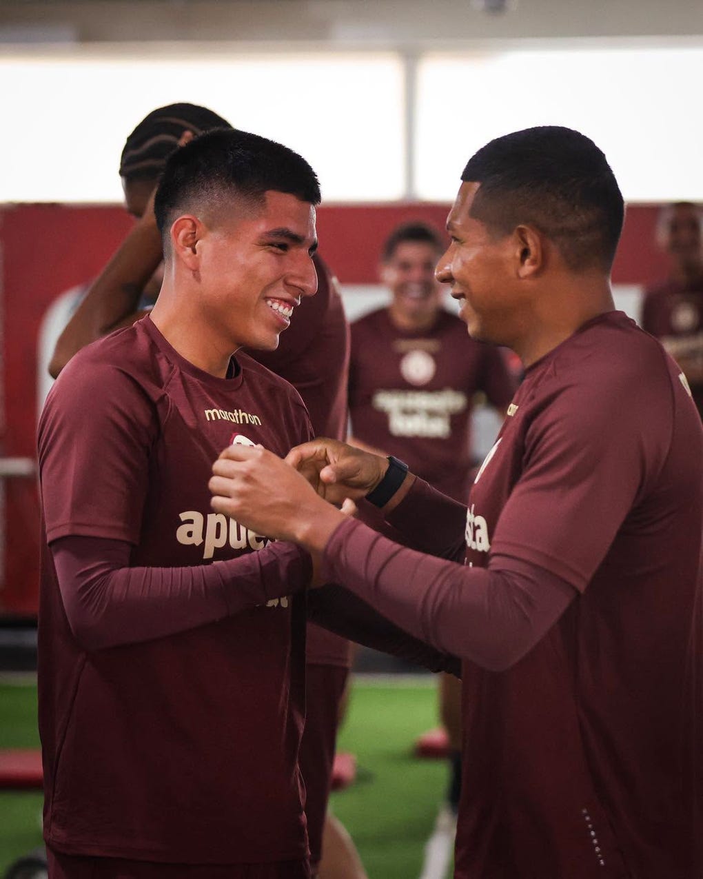 Edison Flores recibió a Quispe.