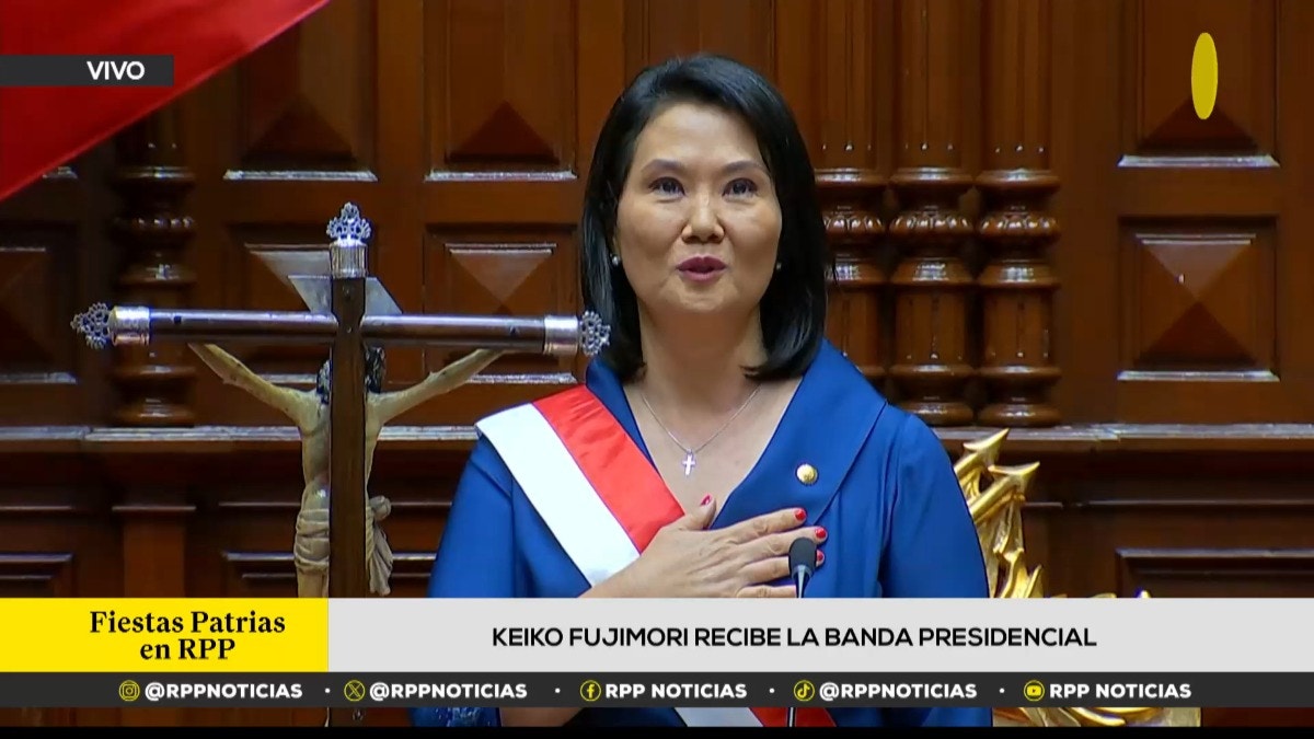 Keiko Fujimori juró como presidenta de la República para el período 2026-2031