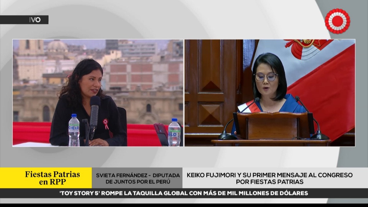 Diputada Svieta Fernández sobre discurso de Keiko Fujimori: "Bastantes generalidades y no propuestas concretas"