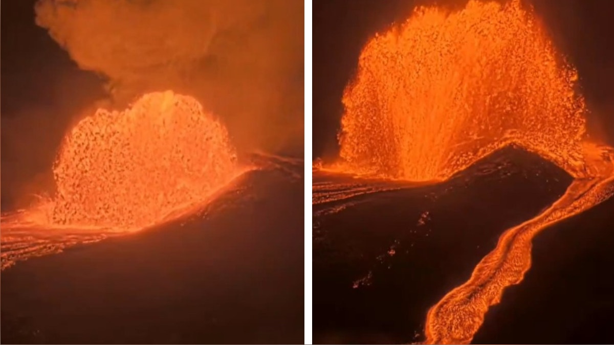 Hawái: el volcán Kilauea vuelve a entrar en erupción y lanza lava a 150 metros de altura [VIDEO]
