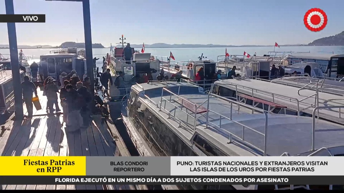 Puno: turistas nacionales y extranjeros visitan las islas de los Uros por Fiestas Patrias