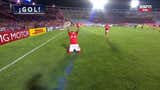 De rodilla, Carlos Garcés marcó el 1-0 de Cienciano ante Lanús por la Copa Sudamericana [VIDEO]