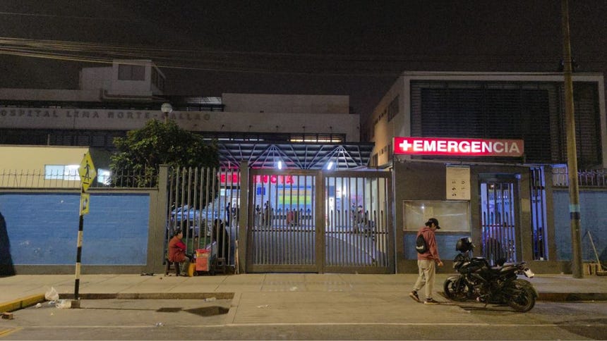 El joven herido permanece con pronóstico reservado en el Hospital Luis Negreiros del Callao.