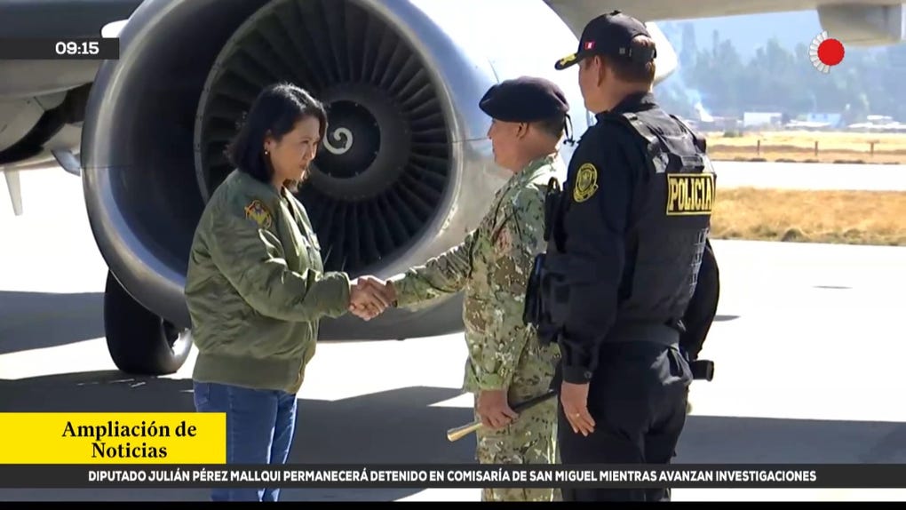 Antes de asumir el cargo, Fujimori había anunciado que viajaría a la zona. 