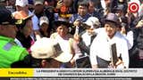 Keiko Fujimori llegó a Chongos Bajo para supervisar ayuda a damnificados tras el fuerte sismo de magnitud 5.1