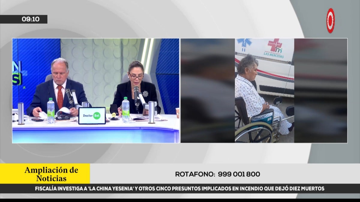 Familia de Alejandro Flores Suclupe, diagnosticado con leucemia, busca desesperadamente una ambulancia en Lima. 