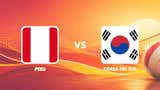 Perú vs Corea del Sur EN VIVO: ¿a qué hora juegan y dónde ver fecha 3 de la Copa Federación Sub 17?