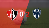 Liga MX: CF Monterrey demuestra su superioridad ante Atlas con un 2 a 0
