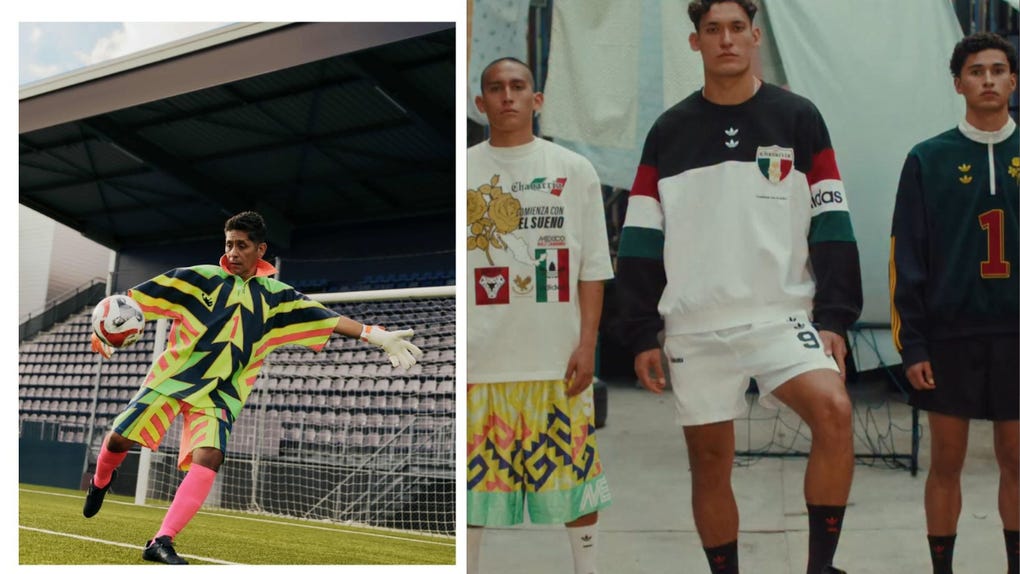 Willy Chavarría se inspira en la estética futbolera de los 80 y 90 en nueva colección. 