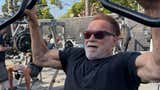 “Seguiré entrenando hasta que me muera”: Arnold Schwarzenegger celebra sus 79 años levantando pesas