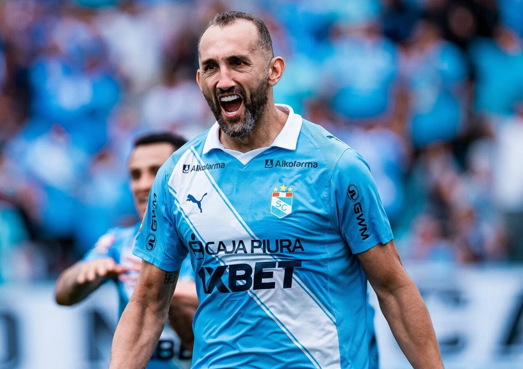 5. Hernán Barcos de Sporting Cristal - 10 goles.
