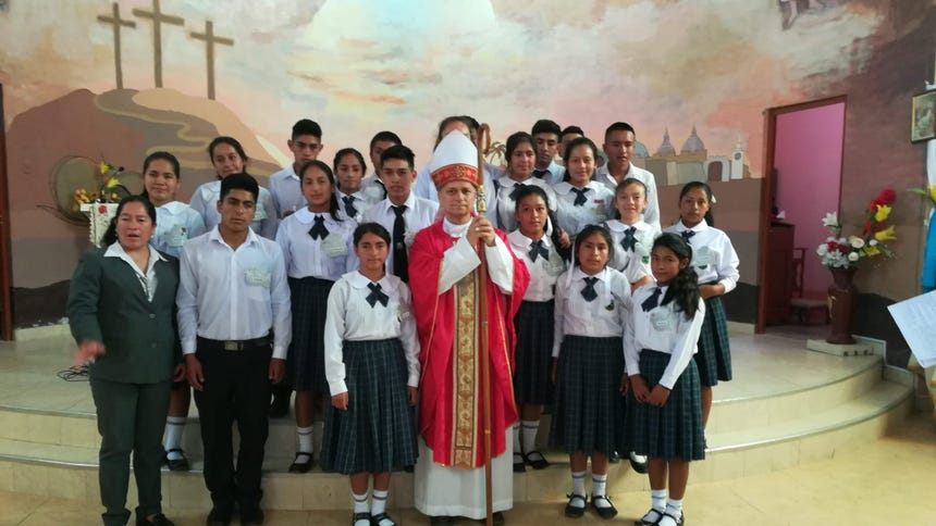 En esta iglesia el papa León XIV también realizó confirmaciones, bautizos y numerosas misas.