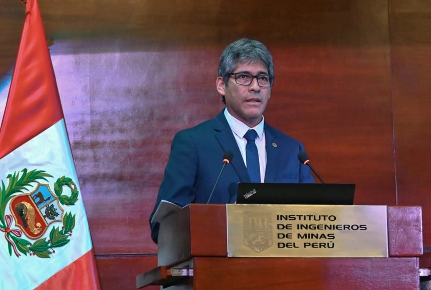 Víctor Reynoso, director de Concesiones Mineras del Ingemmet.