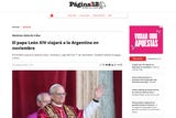 El papa León XIV viajará a la Argentina en noviembre
