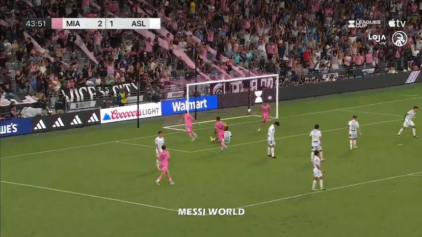 El segundo de Lionel Messi con Inter Miami
