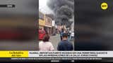 Huaral: reportan fuerte incendio en una ferretería que está en la avenida Jorge Chávez [VIDEO]