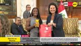 Keiko Fujimori recibió a la medallista olímpica Simone Biles y ratificó su compromiso para los Panamericanos 2027