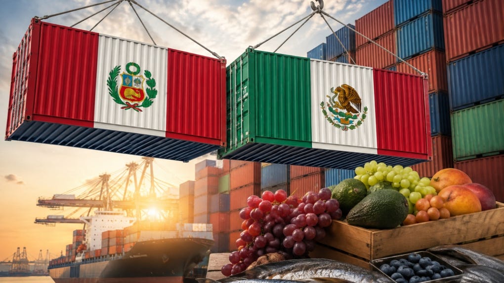 Las exportaciones e importaciones entre Perú y México continuaron creciendo